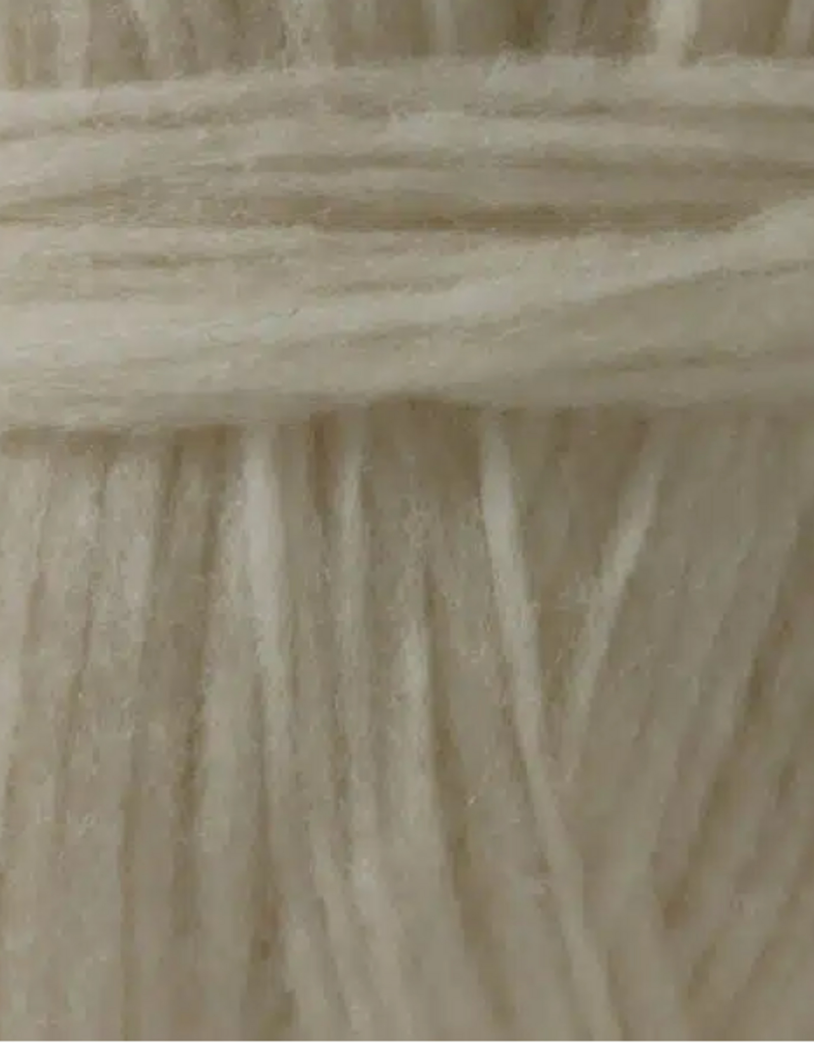 Custom Woolen Mills Prairie Wool 8 oz bulky pencil roving #1 Natural White