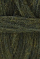 Custom Woolen Mills Prairie Wool 8 oz bulky pencil roving #24H2 New Moss Green Heather