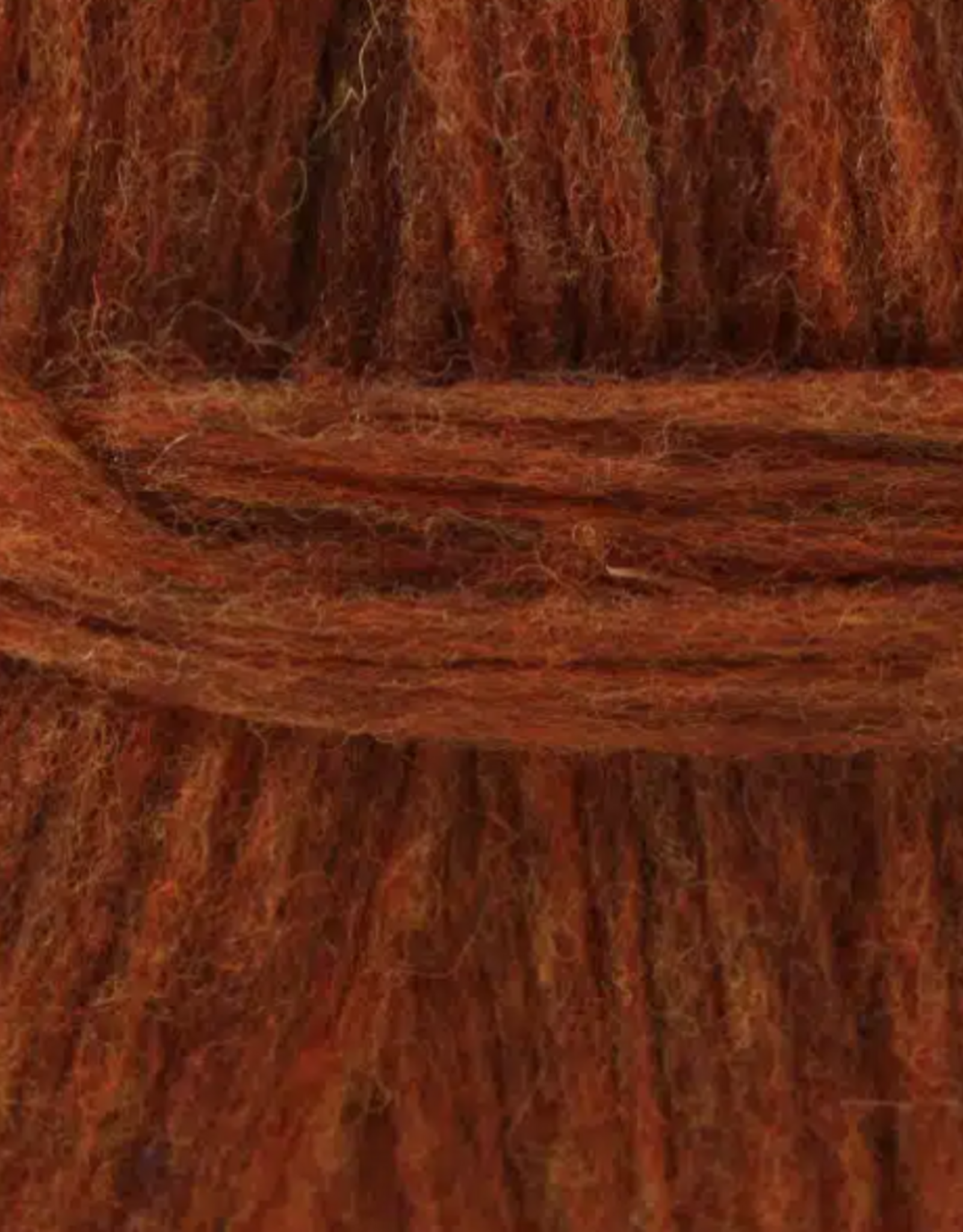 Custom Woolen Mills Prairie Wool 8 oz bulky pencil roving Fox Heather