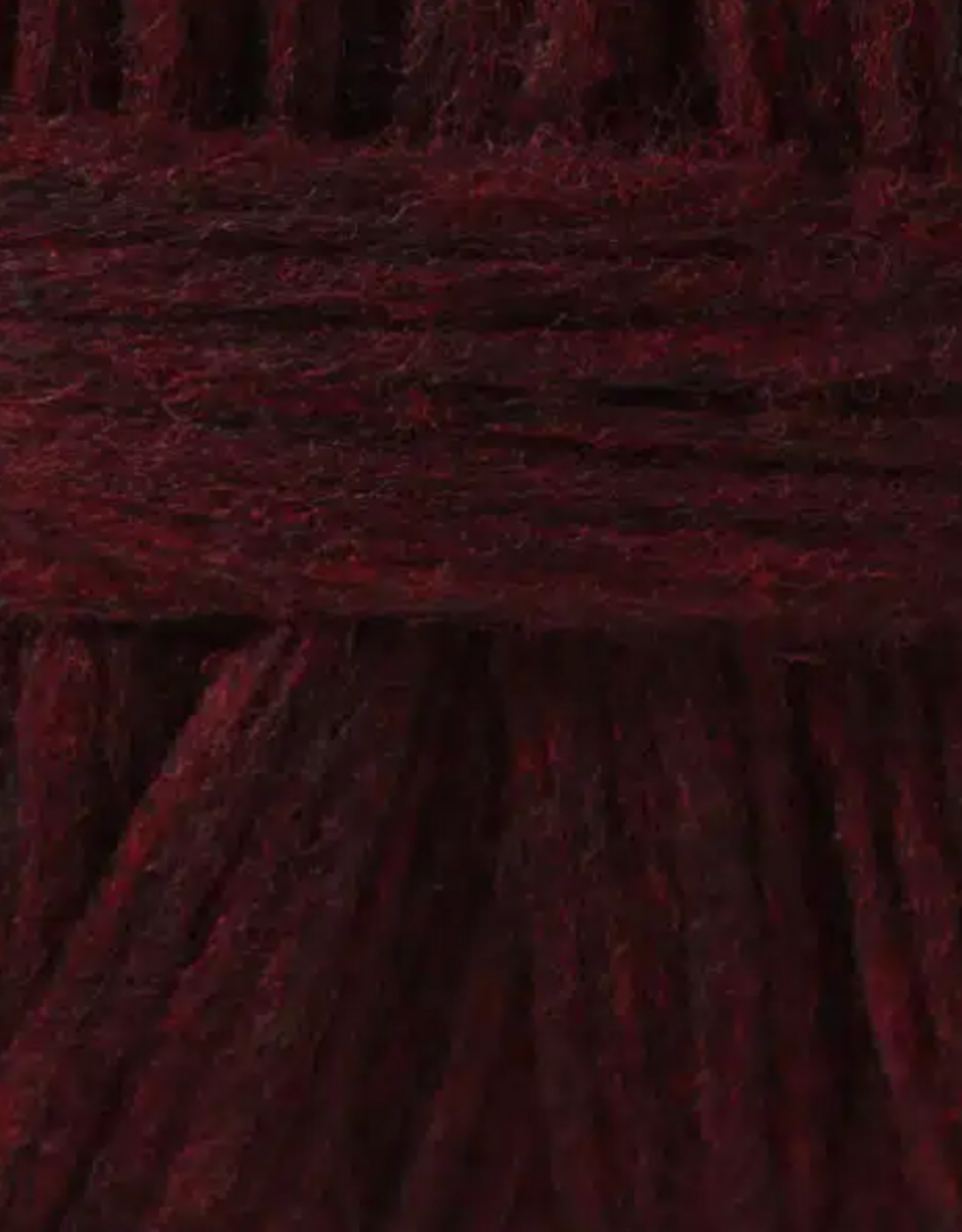 Custom Woolen Mills Prairie Wool 8 oz bulky pencil roving #116 Red Wine Heather