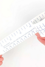 Sock Ruler slap bracelet White