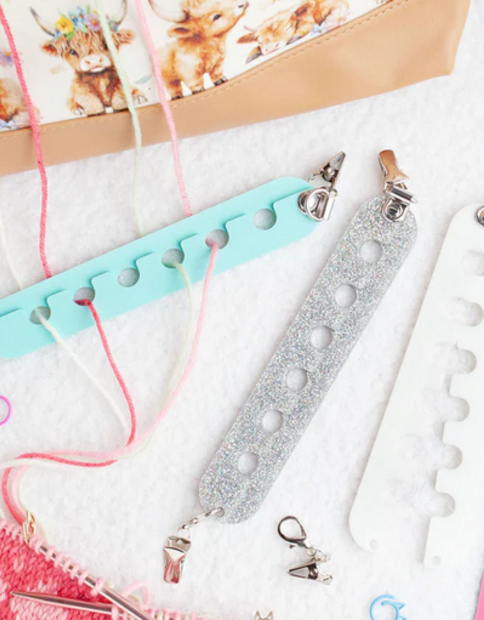 Yarn Gator - Universal Colorwork Divider Seafoam