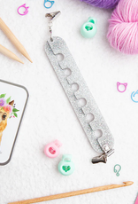 Yarn Gator - Universal Colorwork Divider Silver Glitter