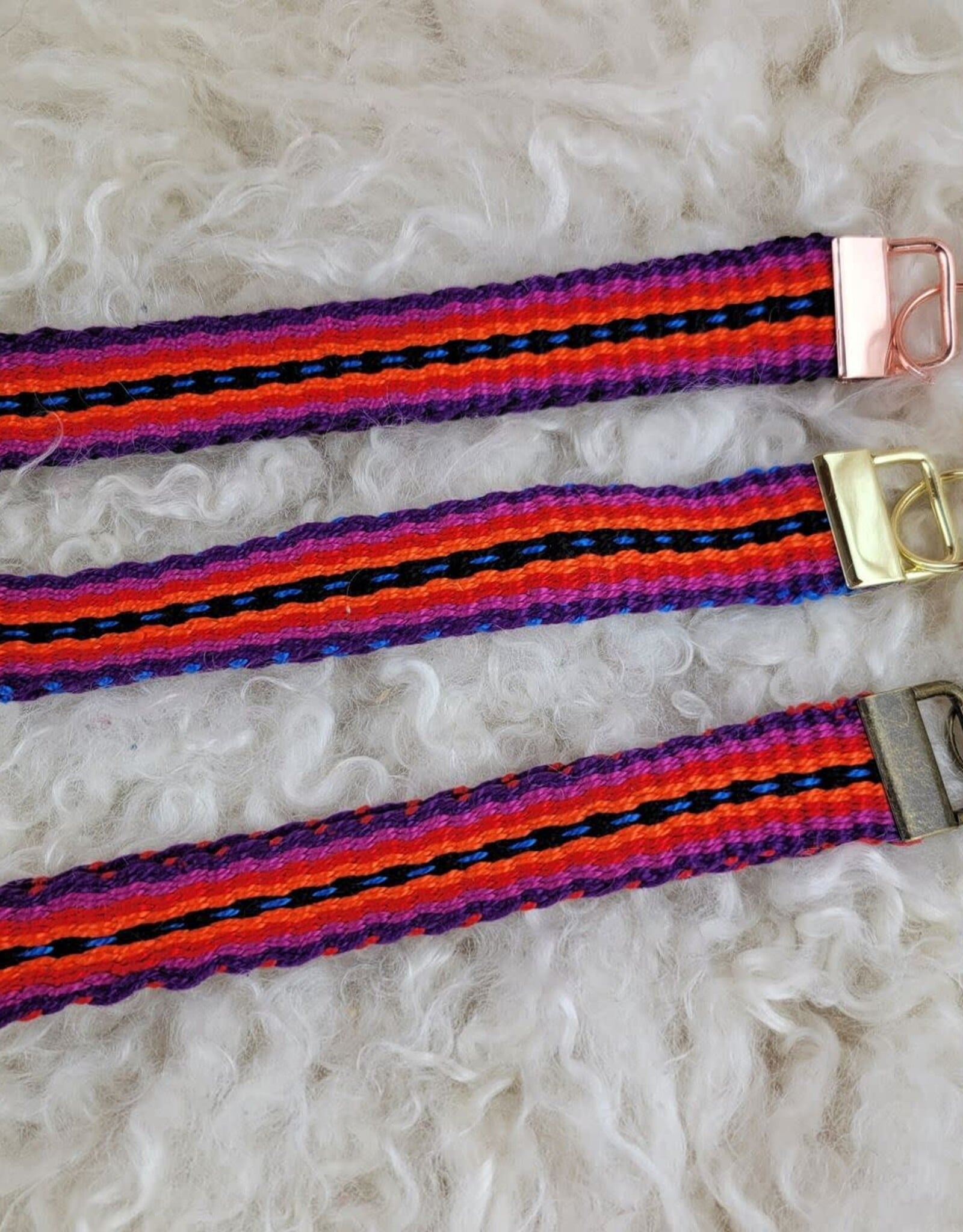 Kathy Mattson Handwoven Key Fob