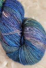 Palouse Yarn BFL + Silk Lace 100g Rainbow Blue
