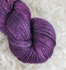 Palouse Yarn BFL + Silk Lace 100g Berry Berry