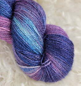 Palouse Yarn BFL + Silk Lace 100g Petunias