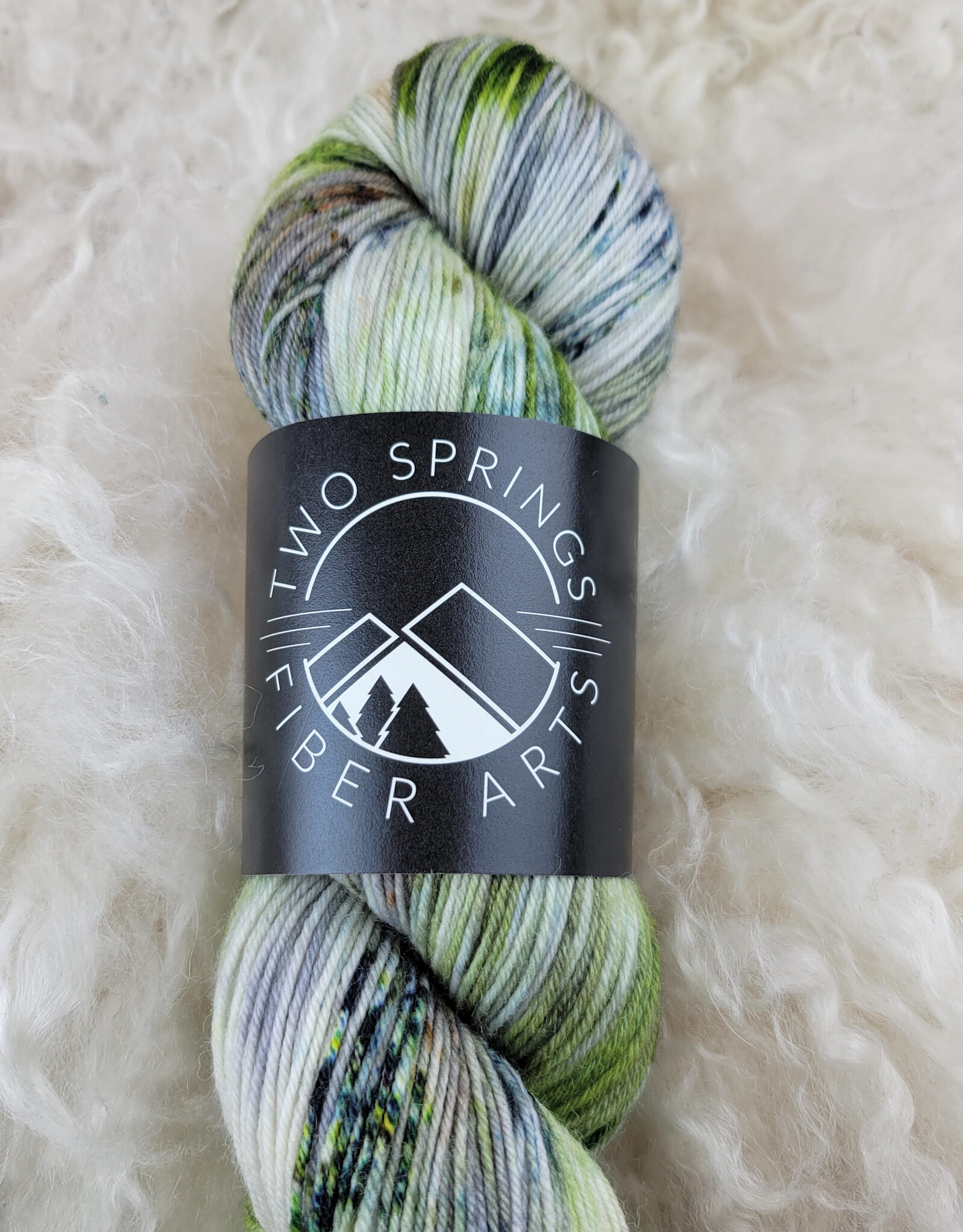 Two Springs Fiber Two Springs Fiber Arts Mossy Rock Sock
