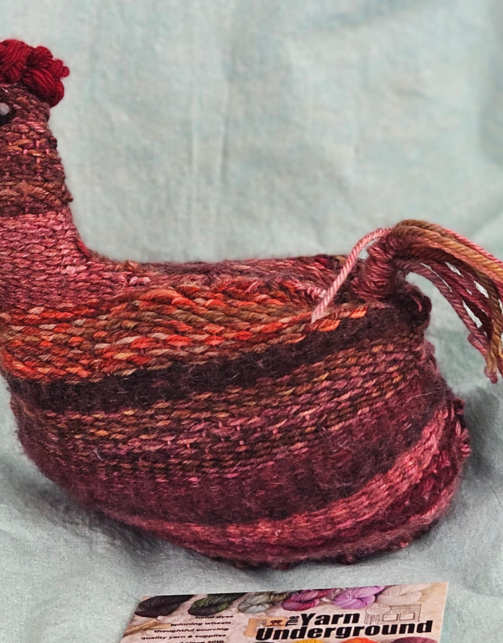 Emotional Support Chicken Weaving Class