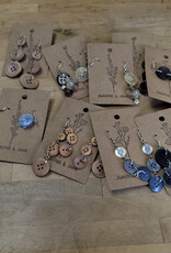 junper and jane C Juniper & Jane Button Earings