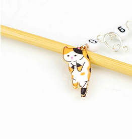 Row Counter Chain L Calico Cat