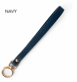 Wide Ring Yarn Carousel Wrist Strap Navy