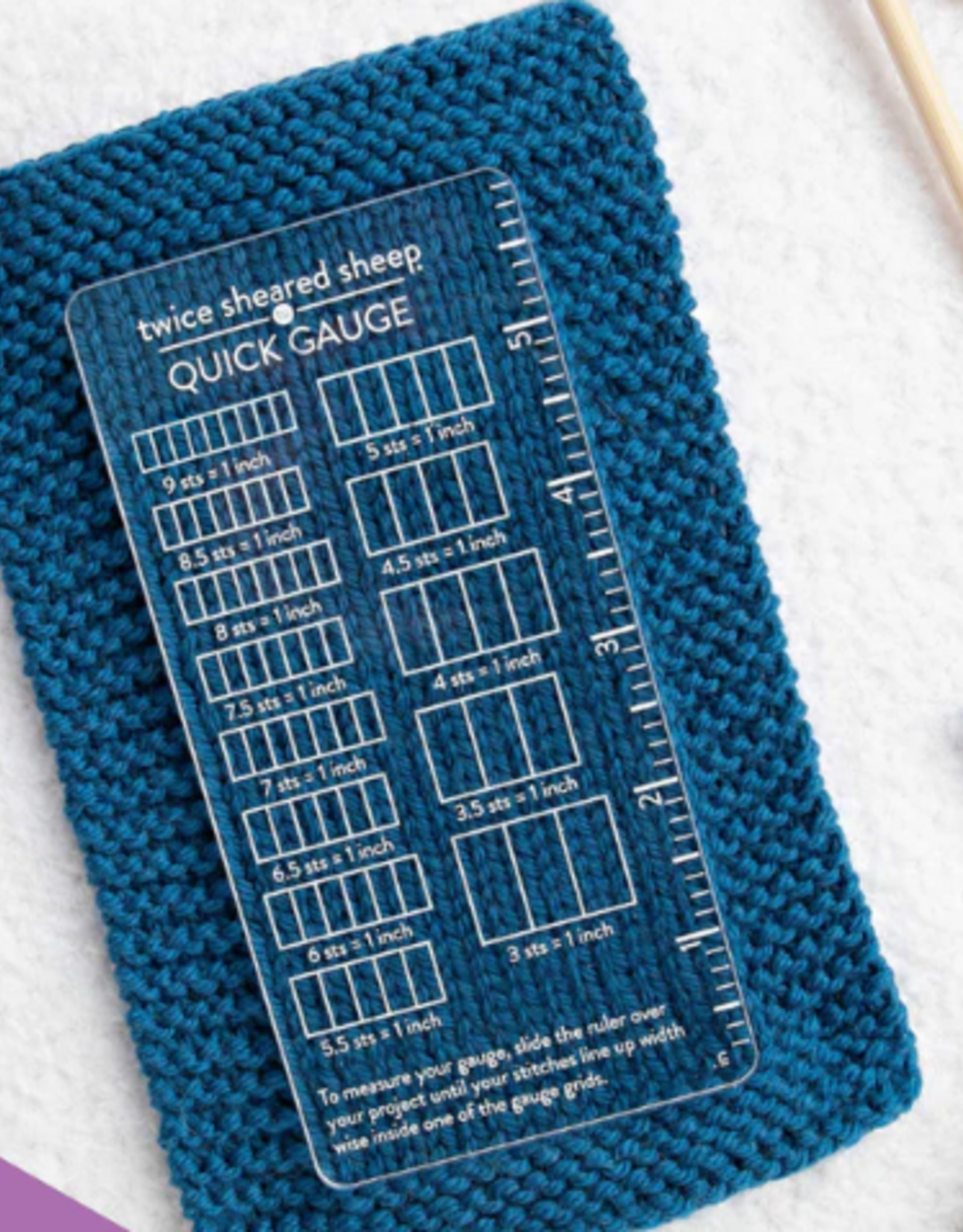 Quick Gauge Ruler White