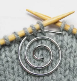 Cable Needle Spiral Silver