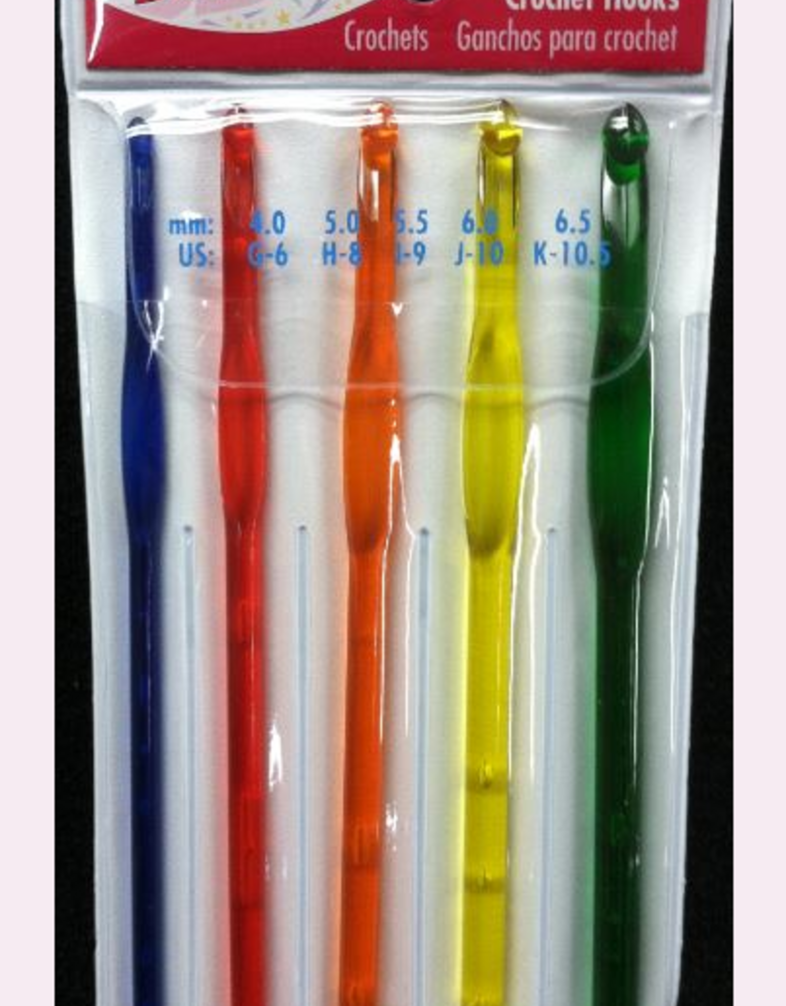 Crystal Crochet Hook Set G-K