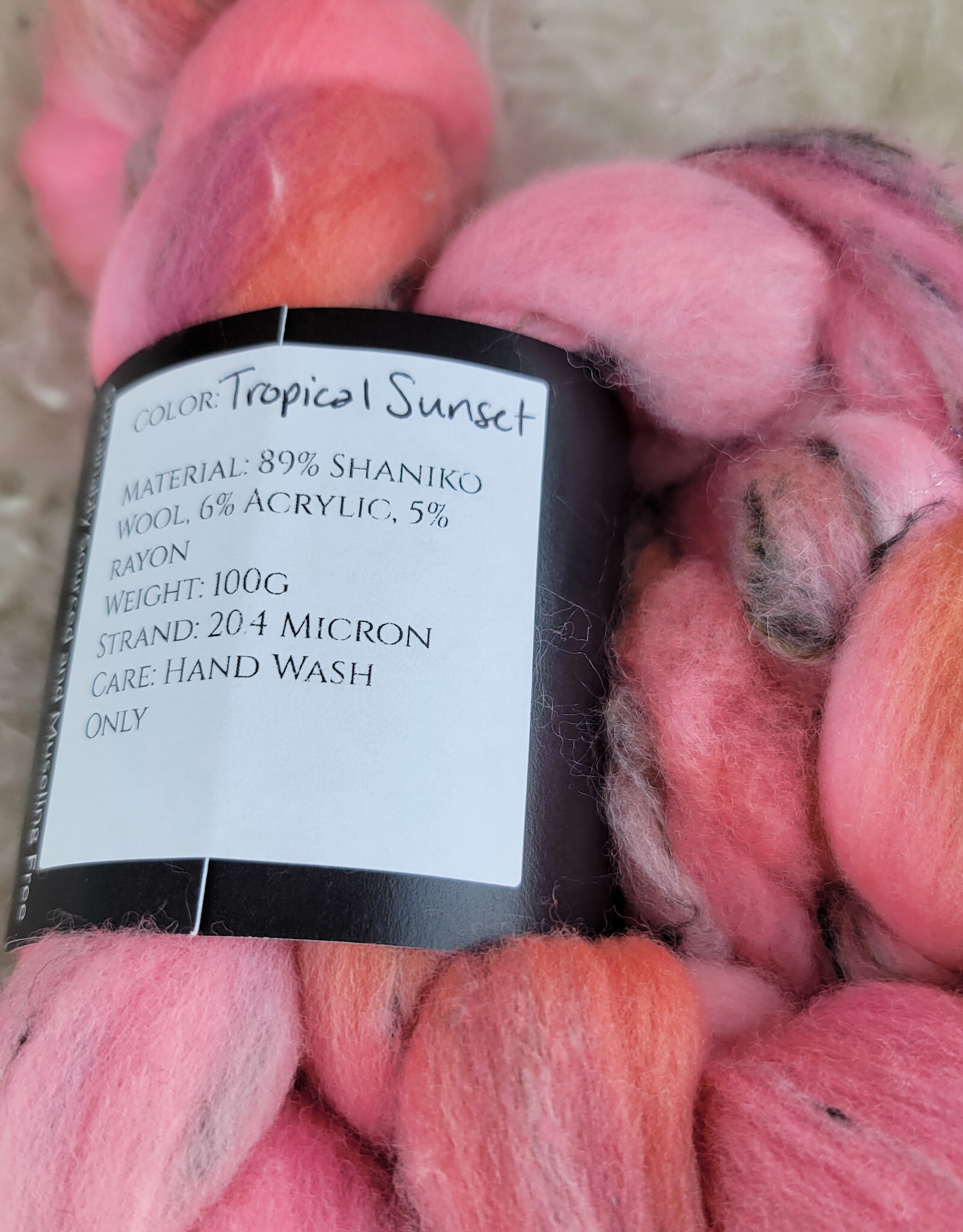Two Springs Fiber C Two Springs Fiber Speckled Tropical Sunset
