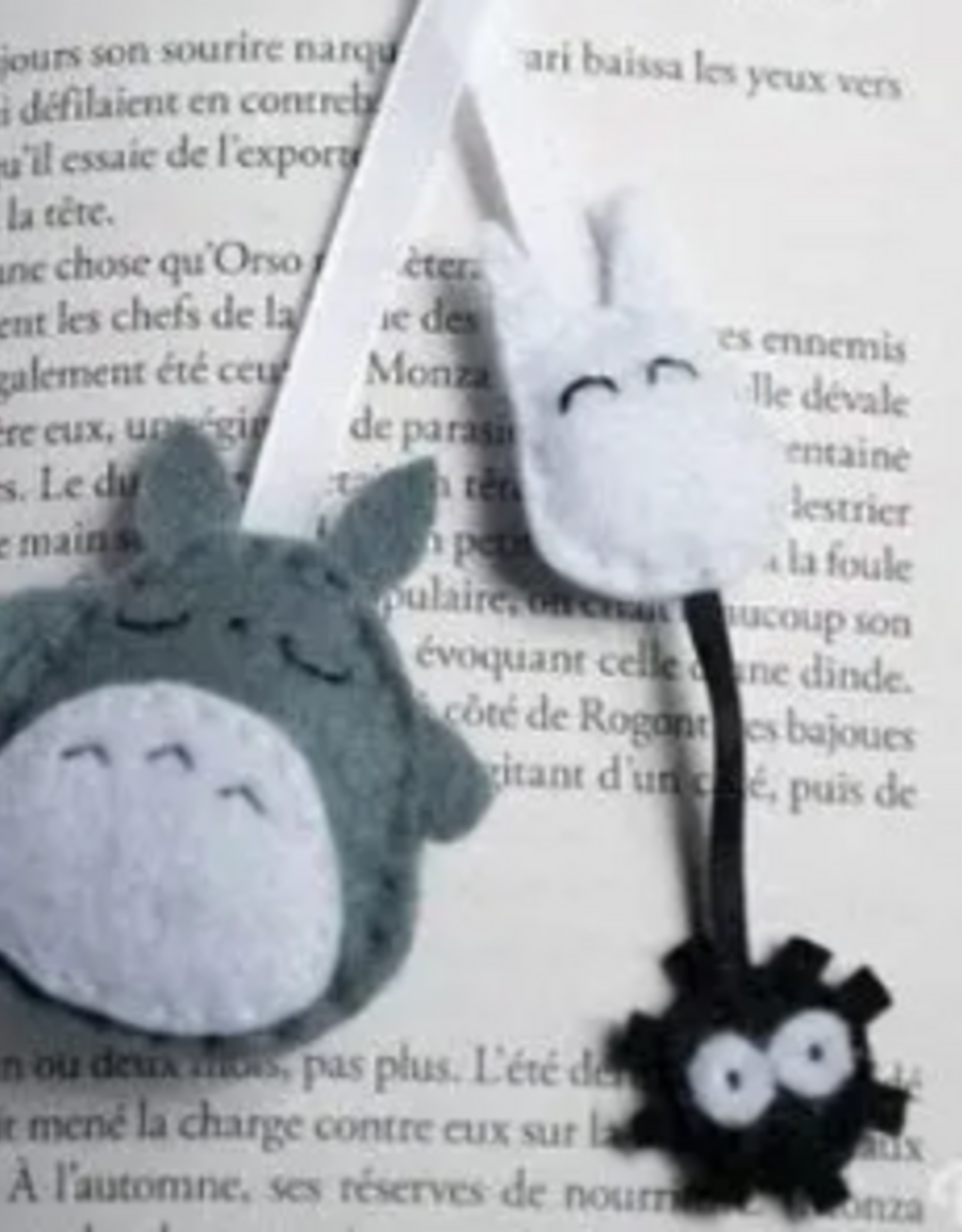 Handsew Felt Bookmark Totoro