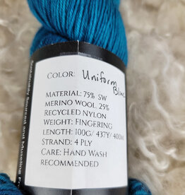 Two Springs Fiber Two Springs Fiber Arts Uniform Blue Sock