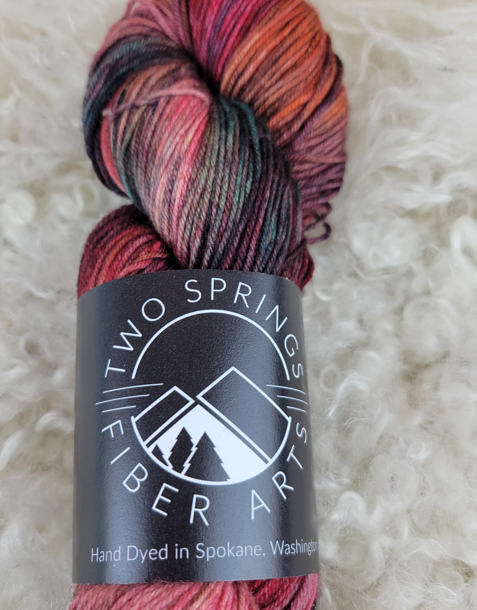 Two Springs Fiber Two Springs Fiber Arts Christmas Morning  Sock