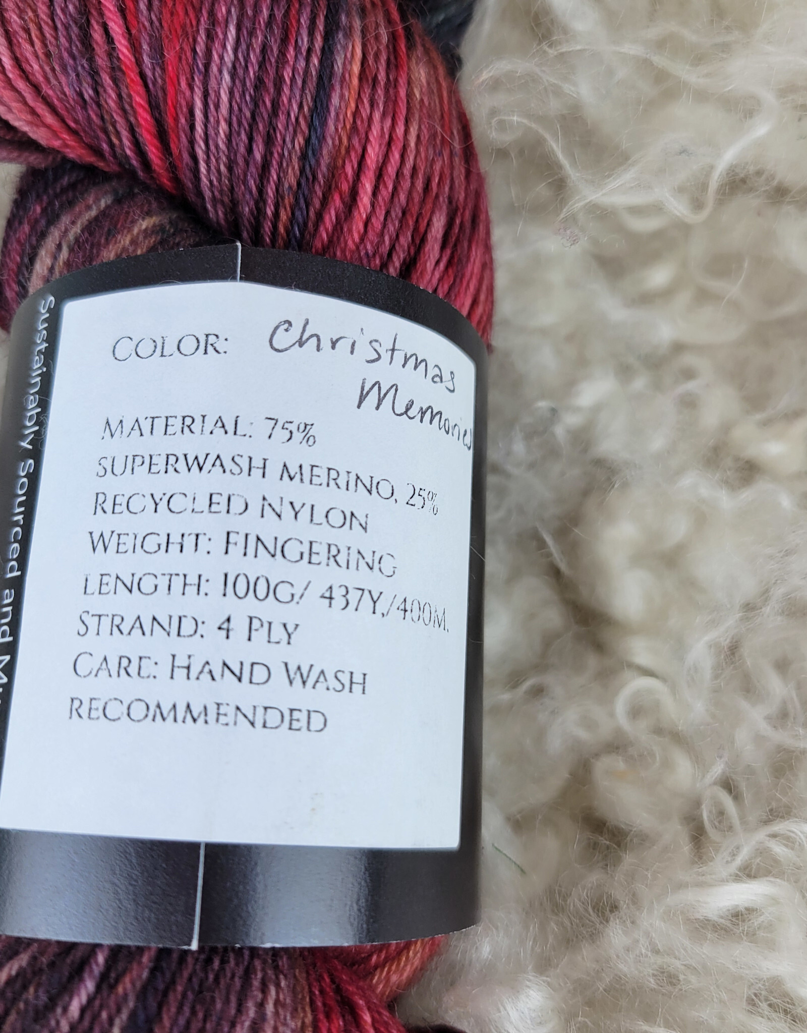 Two Springs Fiber Two Springs Fiber Arts Christmas Morning  Sock