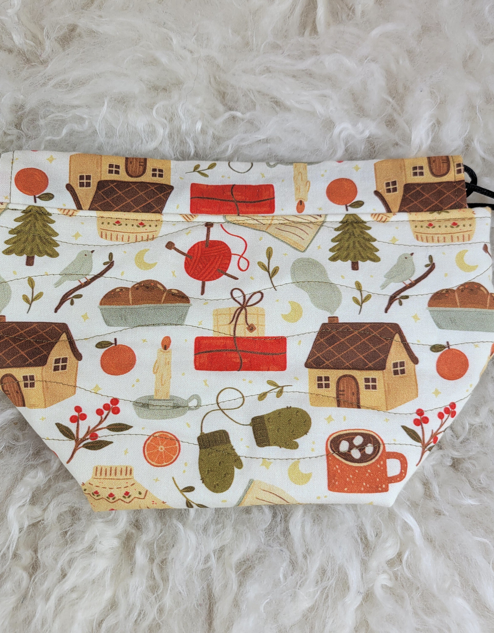 A Woolly Nest A Woolly Nest Small Project Bag Cozy Cabin