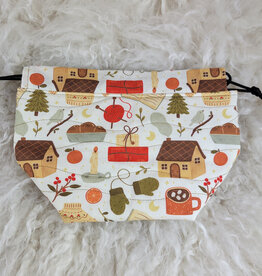 A Woolly Nest A Woolly Nest Small Project Bag Cozy Cabin