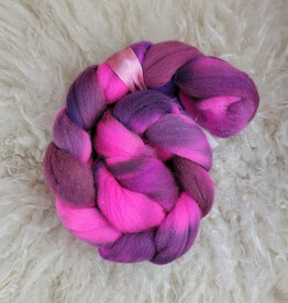 A Woolly Nest A Woolly Nest Falkland Wool Top 4 oz Pink and Purple