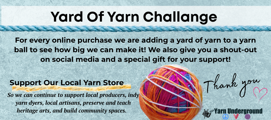 Yard of Yarn Challange