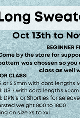 Step By Step Sweater Class