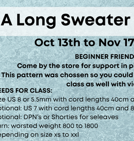 Step By Step Sweater Class
