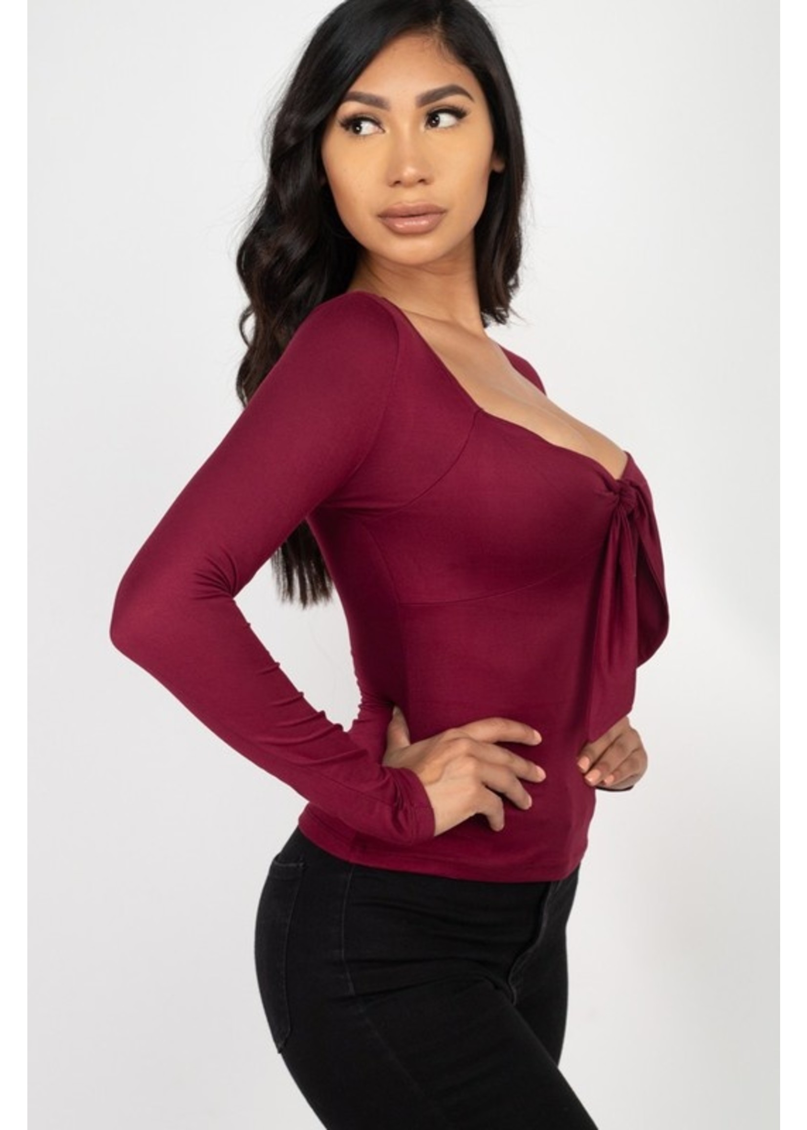 Capella Sincerely Yours Top Burgundy