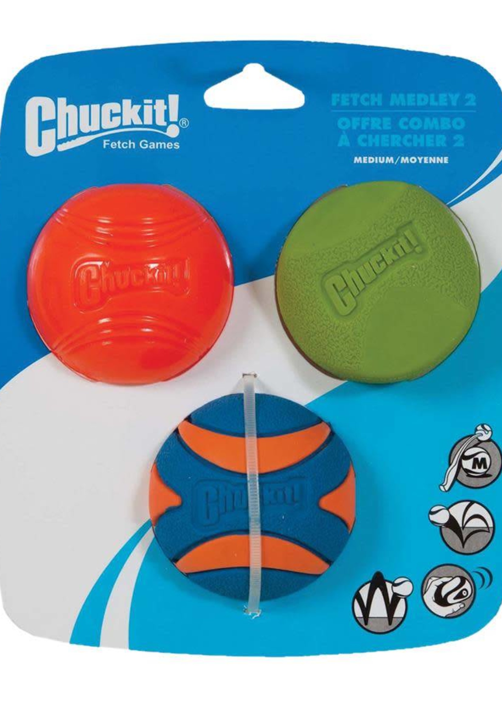 Chuck It! Chuckit! Fetch Medley 2, 3pk