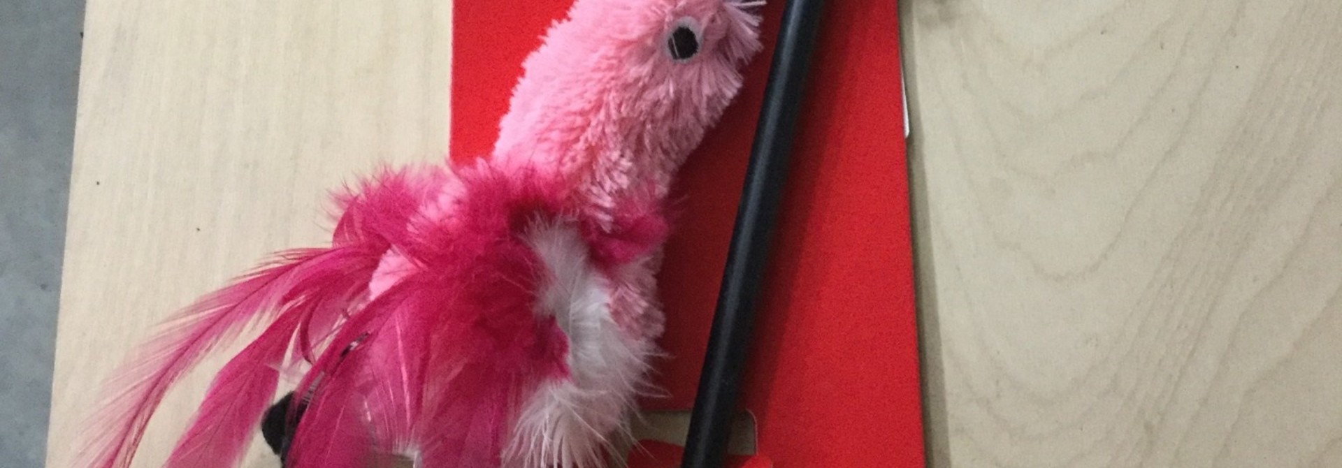 KONG Cat Feather Teaser Wand