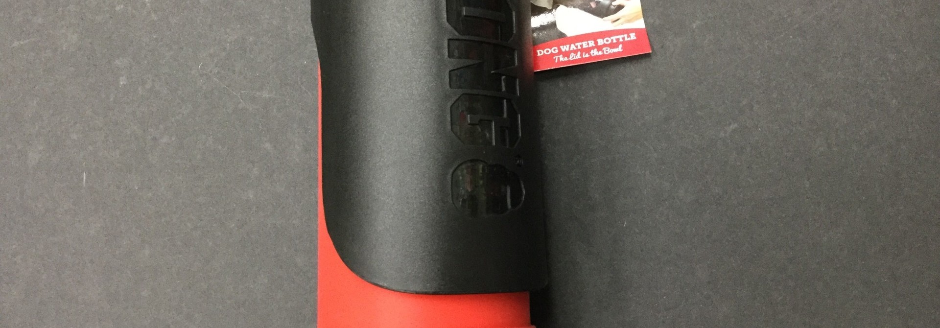 Kong H2O Dog Insulated Water Bottle & Travel Bowl 25oz, Red