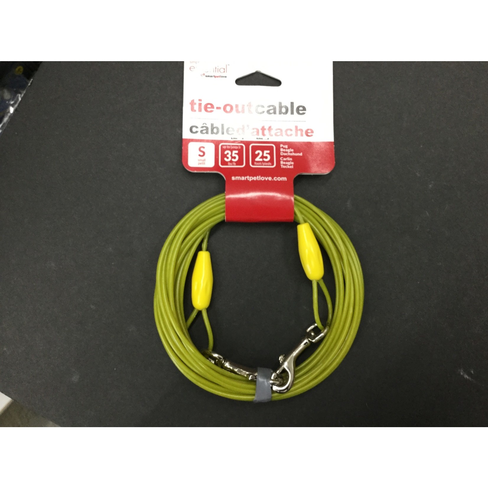 Sml Tie Out Cable 25ft Lime