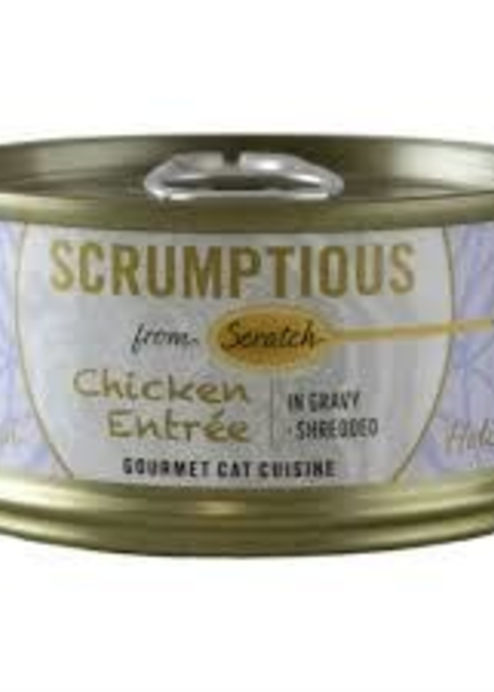 Scumptious Scrumptious Cat Food-Chicken Entree 2.8OZ