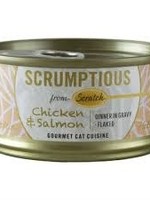 Scumptious Scrumptious Cat Food-Chicken & Salmon 2.8OZ