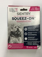 Sentry Squeez-On Flea, Tick & Mosquito Small - Dogs up to 15 LBS