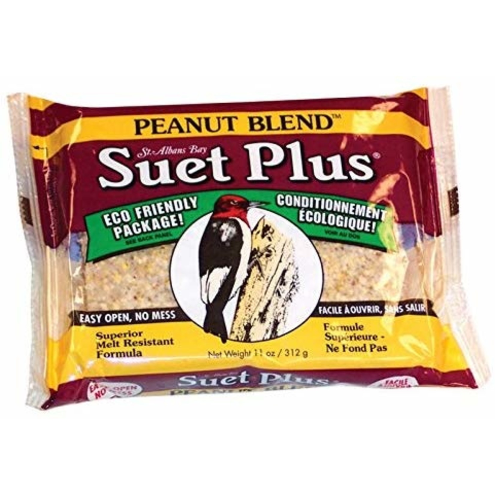 St. Albans Bay Suet Plus St. Albans Bay  Suet Plus Peanut Butter 11oz