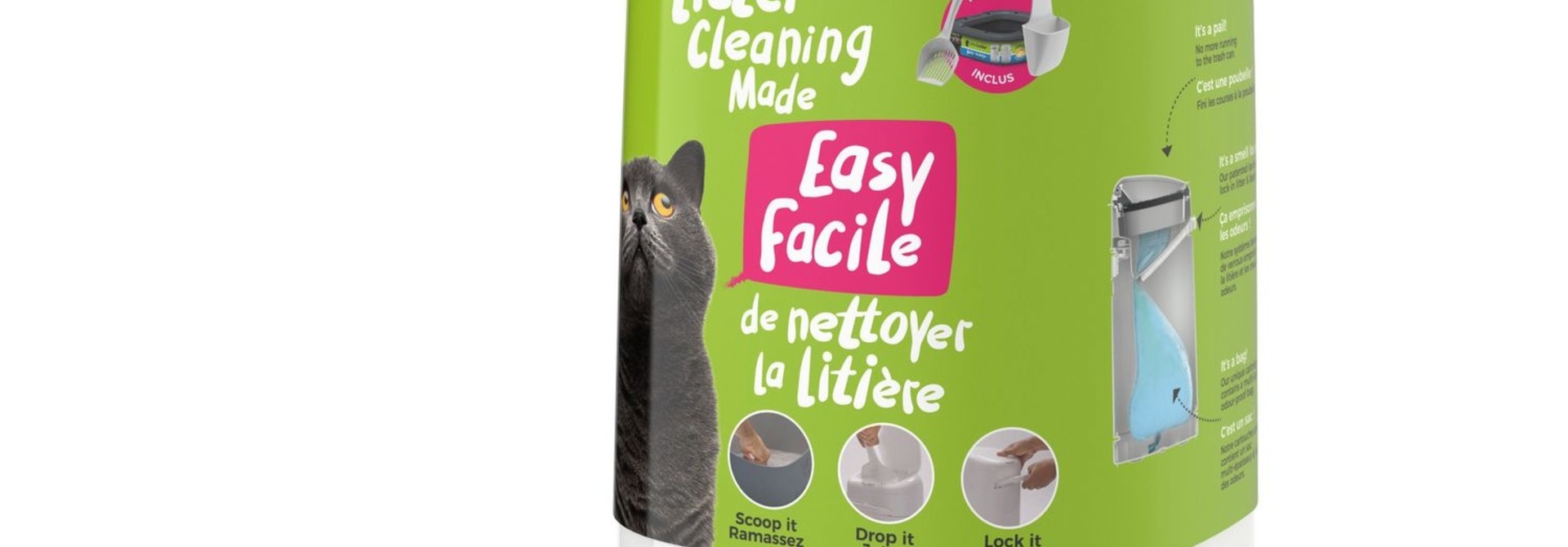 LitterLocker Design Plus Cat Litter Pail