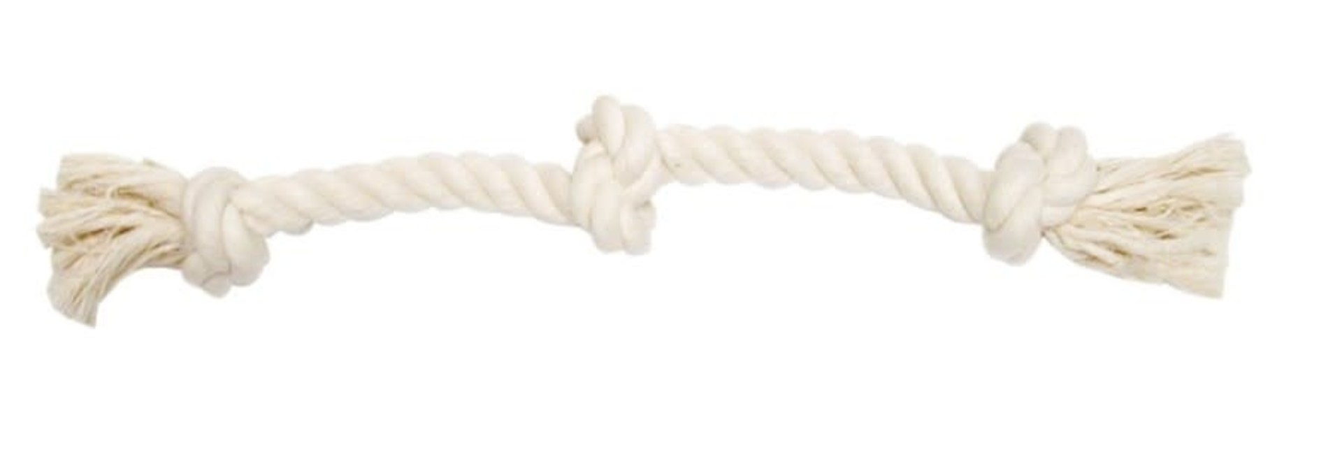 FLOSSY MED White 3 Knot Tug