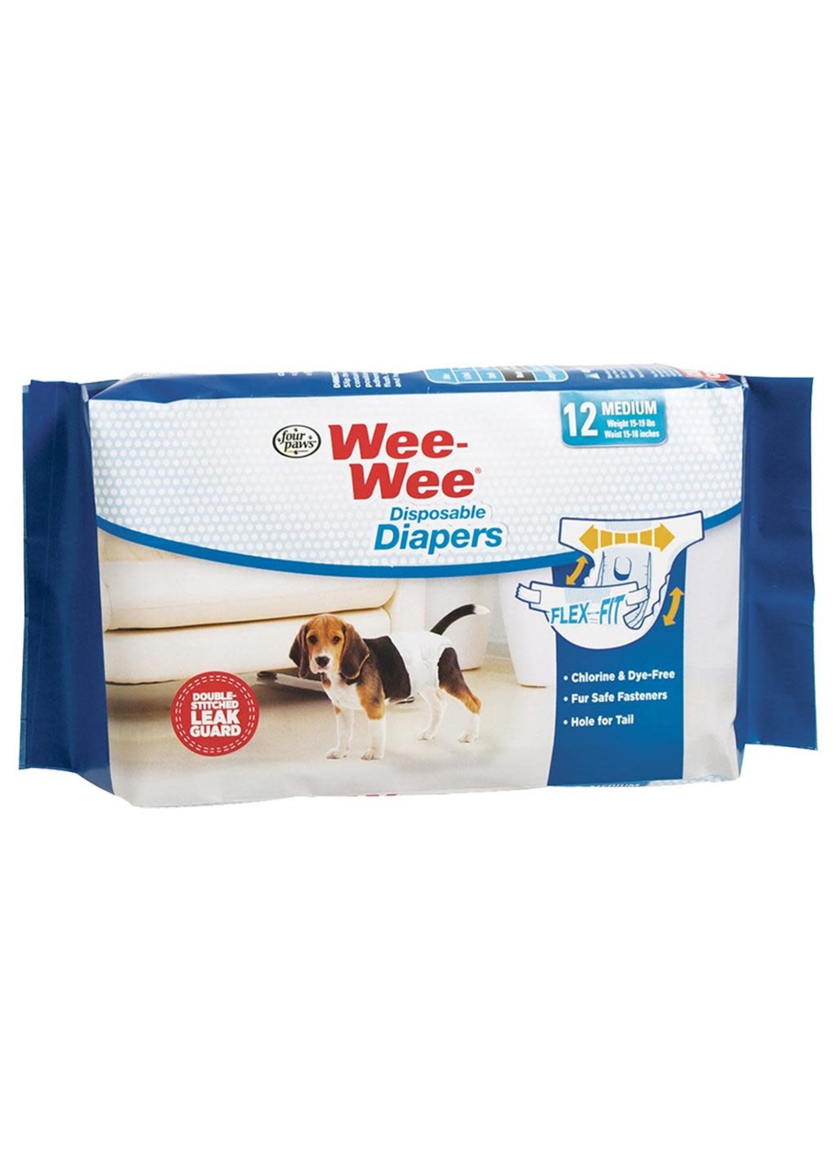 Wee-Wee Disposable Diapers Medium 12PK