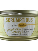 Scrumptious Scrumptious Cat Food- Chicken & Turkey 2.8OZ