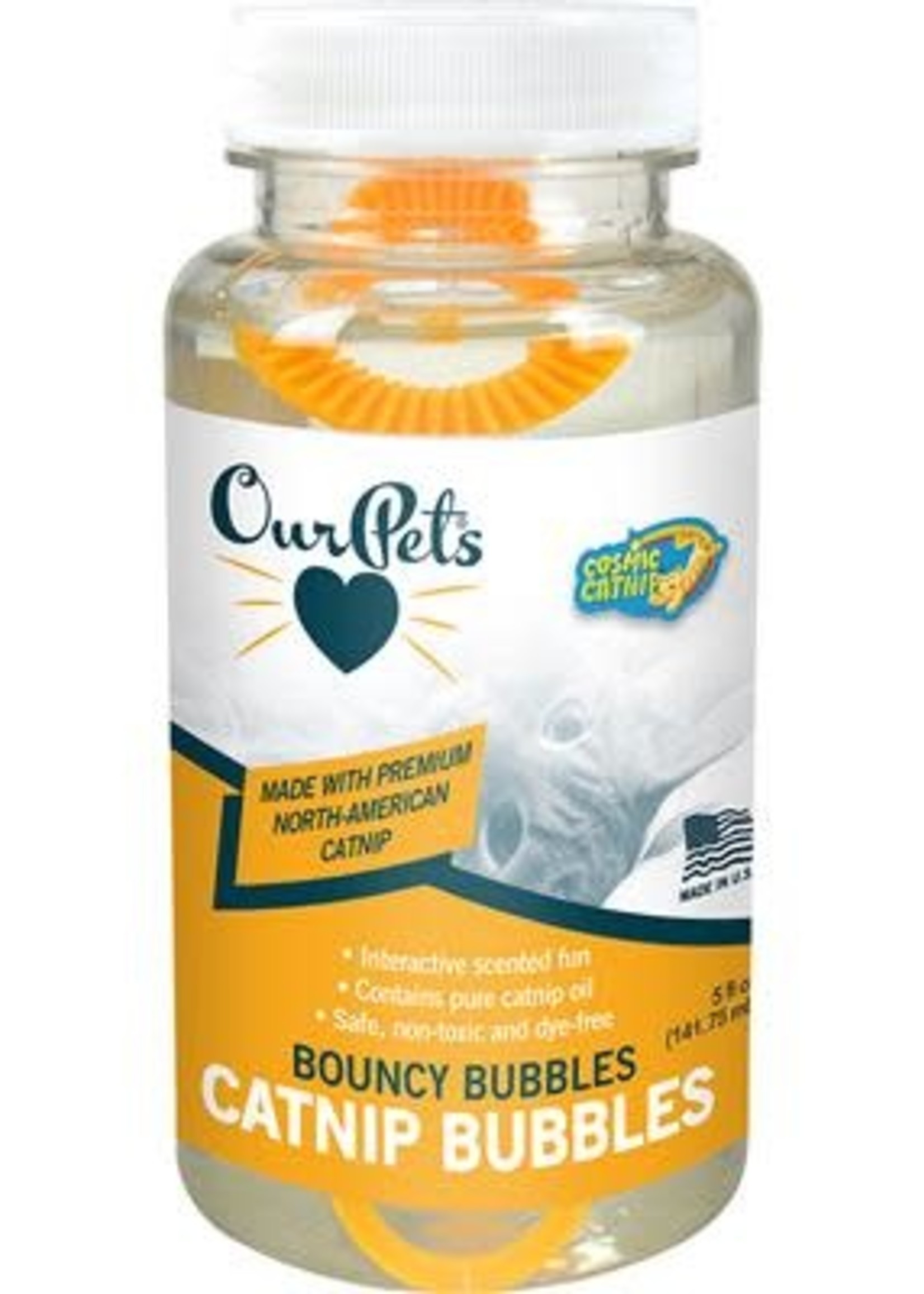 Our Pets Cosmic Premium Natural Catnip Bubbles 5OZ