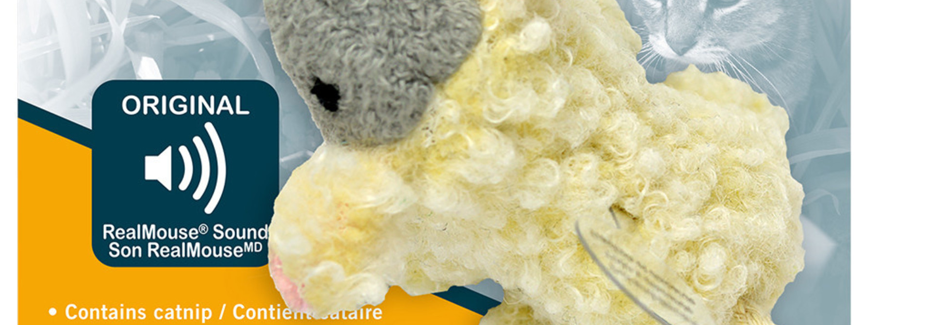 Play N Squeak Plush Counting Sheep Catnip