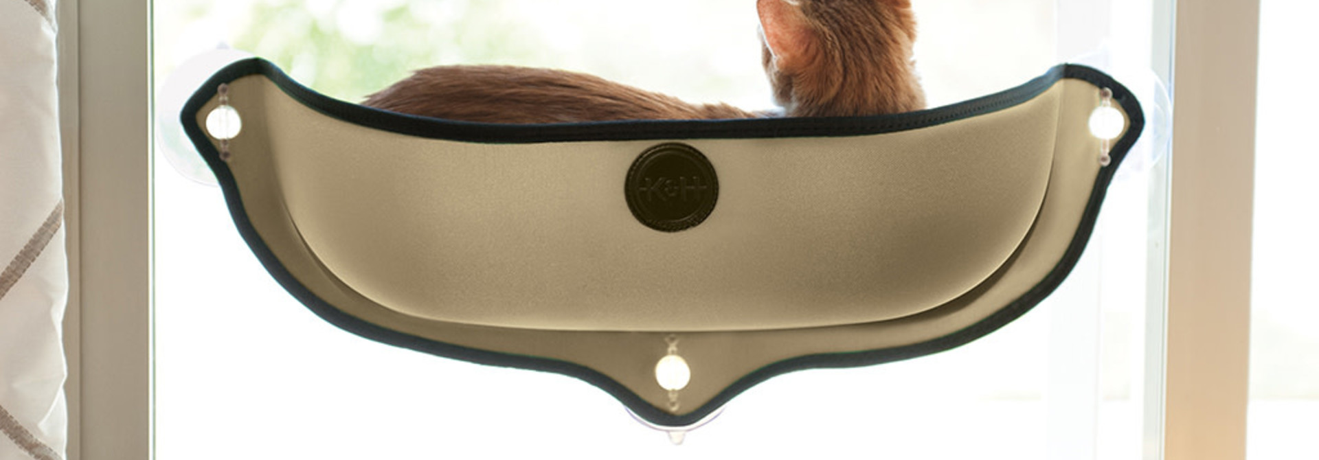 9192 EZ Mount Window Bed KittySill Grn27x11