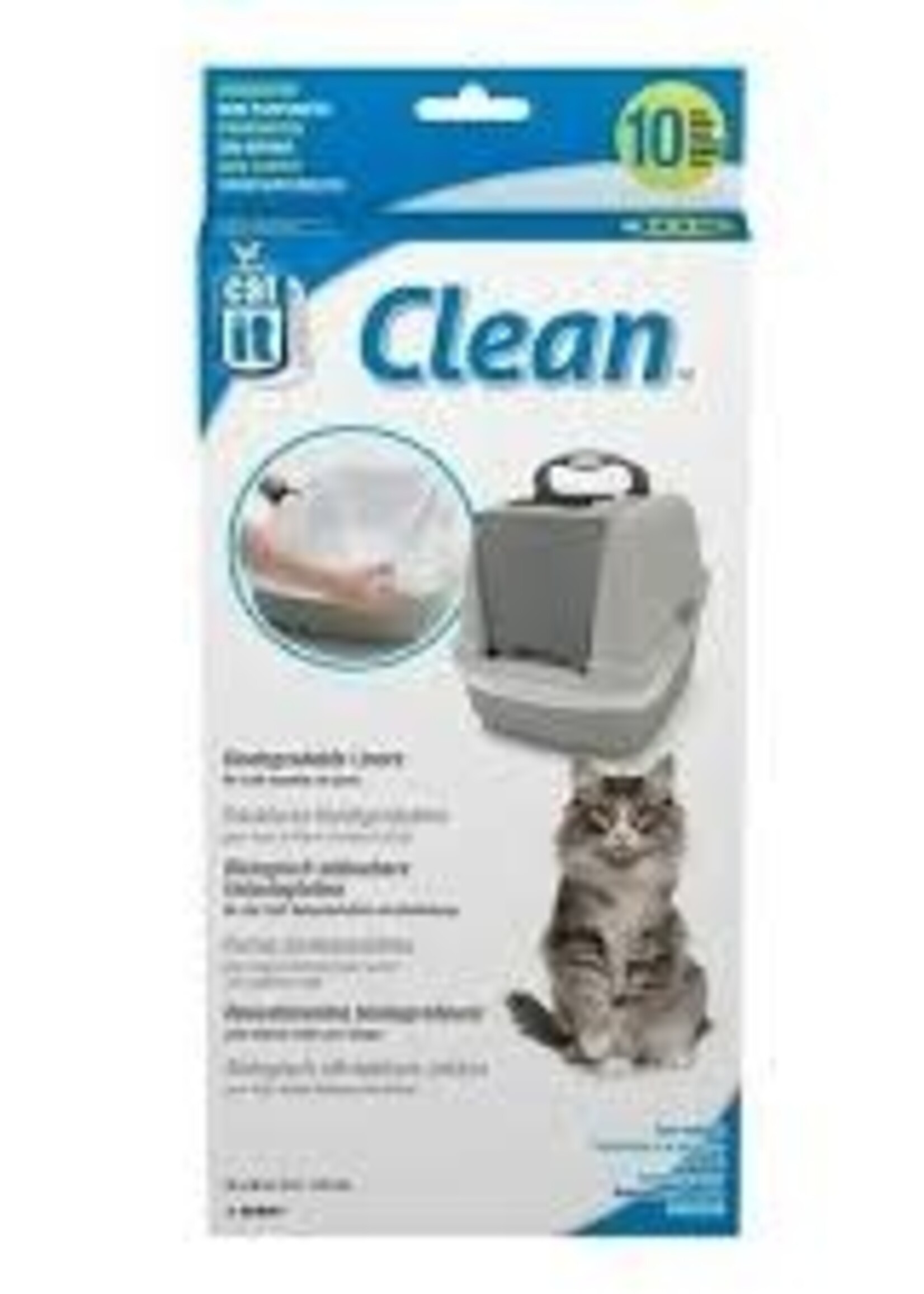 Catit Biodegradable Liner for Jumbo Cat Pan, 10-pack
