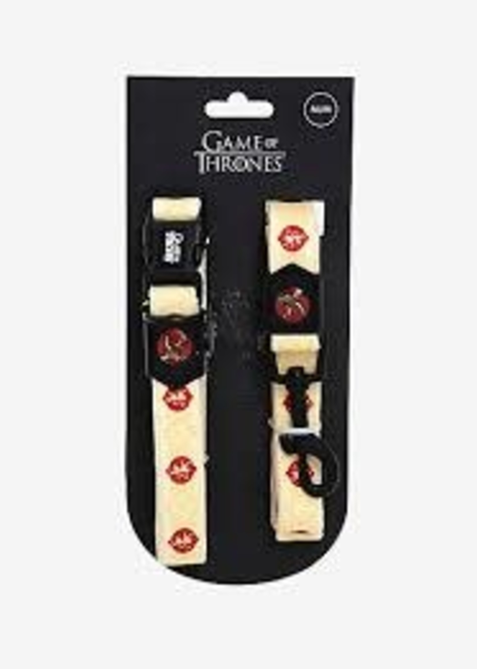 Game of Thrones Game of Thrones Collar & Leash House of Lannister Medium 12"-18"