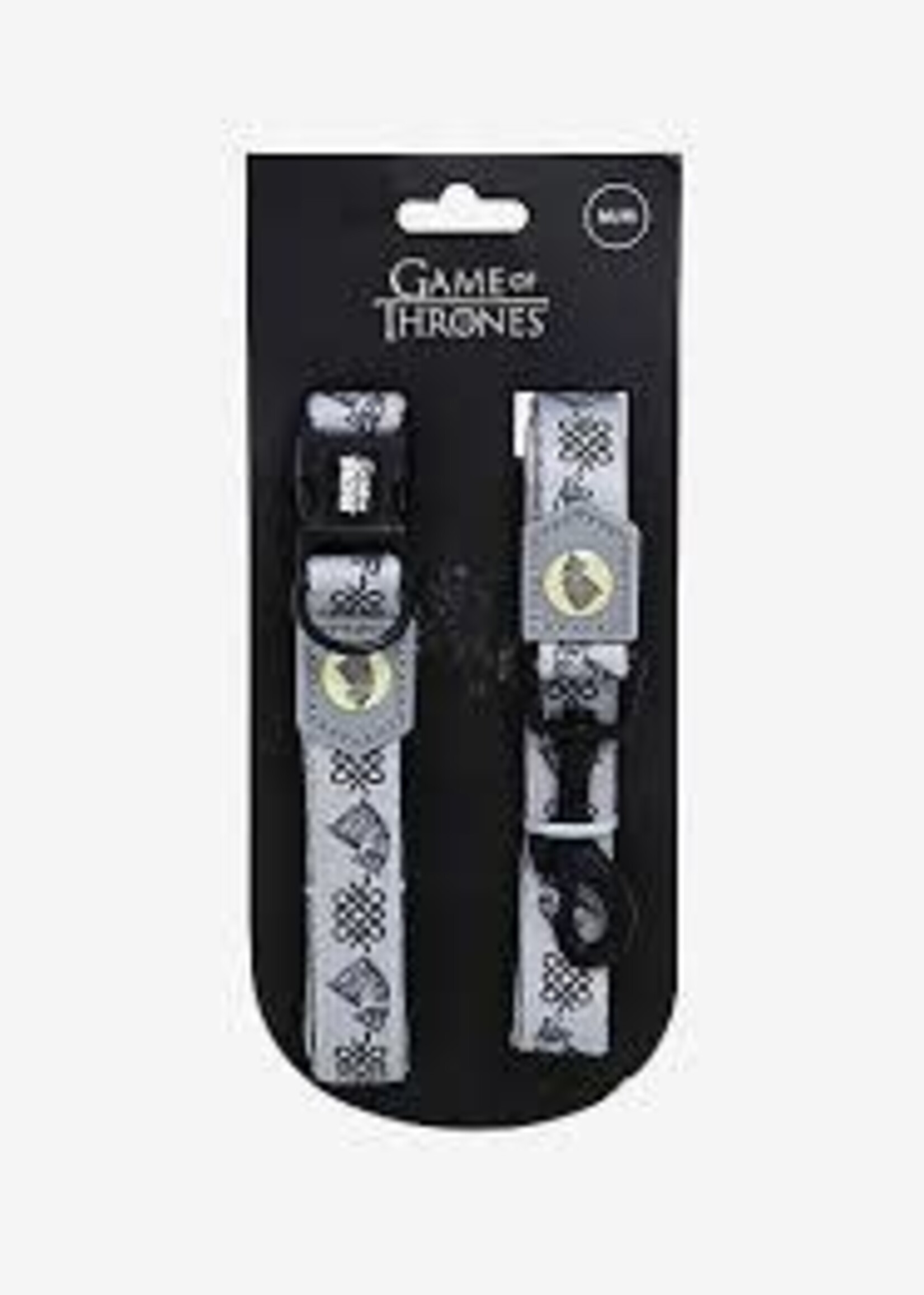 Game of Thrones Game of Thrones Collar & Leash House of Stark Small 8"-14"