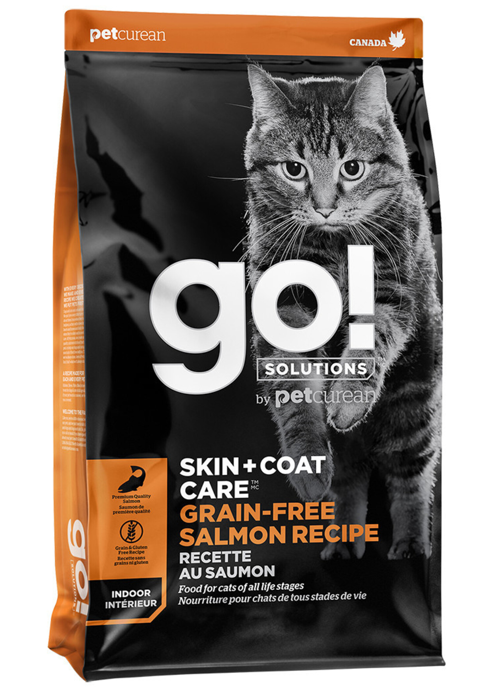Petcurean Go! GO! Cat - Skin & Coat Grain Free Salmon 8LB
